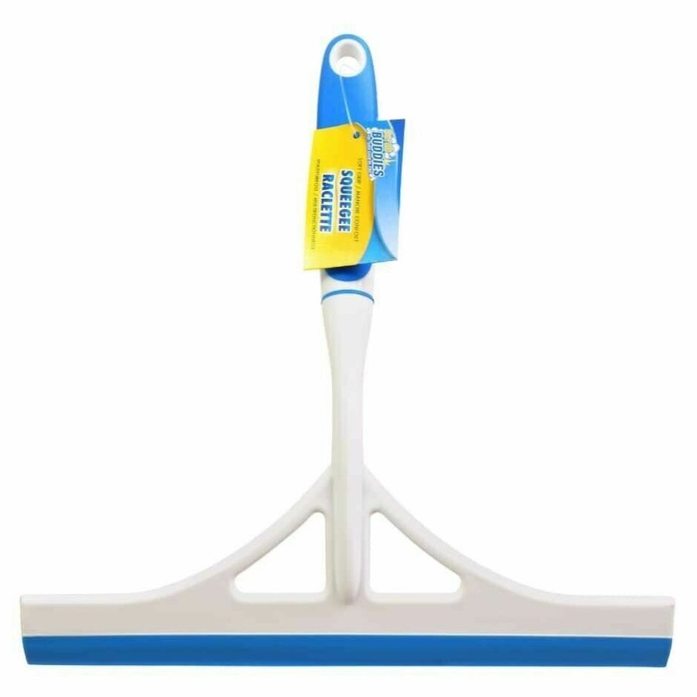 Scrub Buddie 10” Glass Window Wiper Squeegee Shower Bathroom Mirror Car NEW